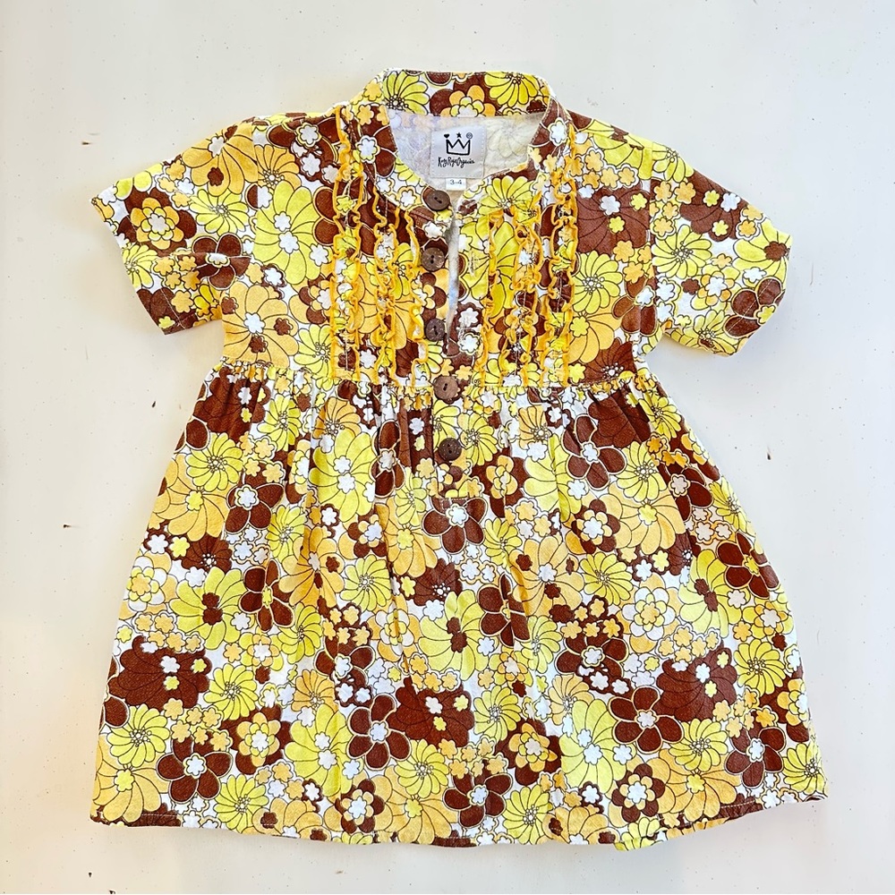 Suede daze sadie dress in yellow